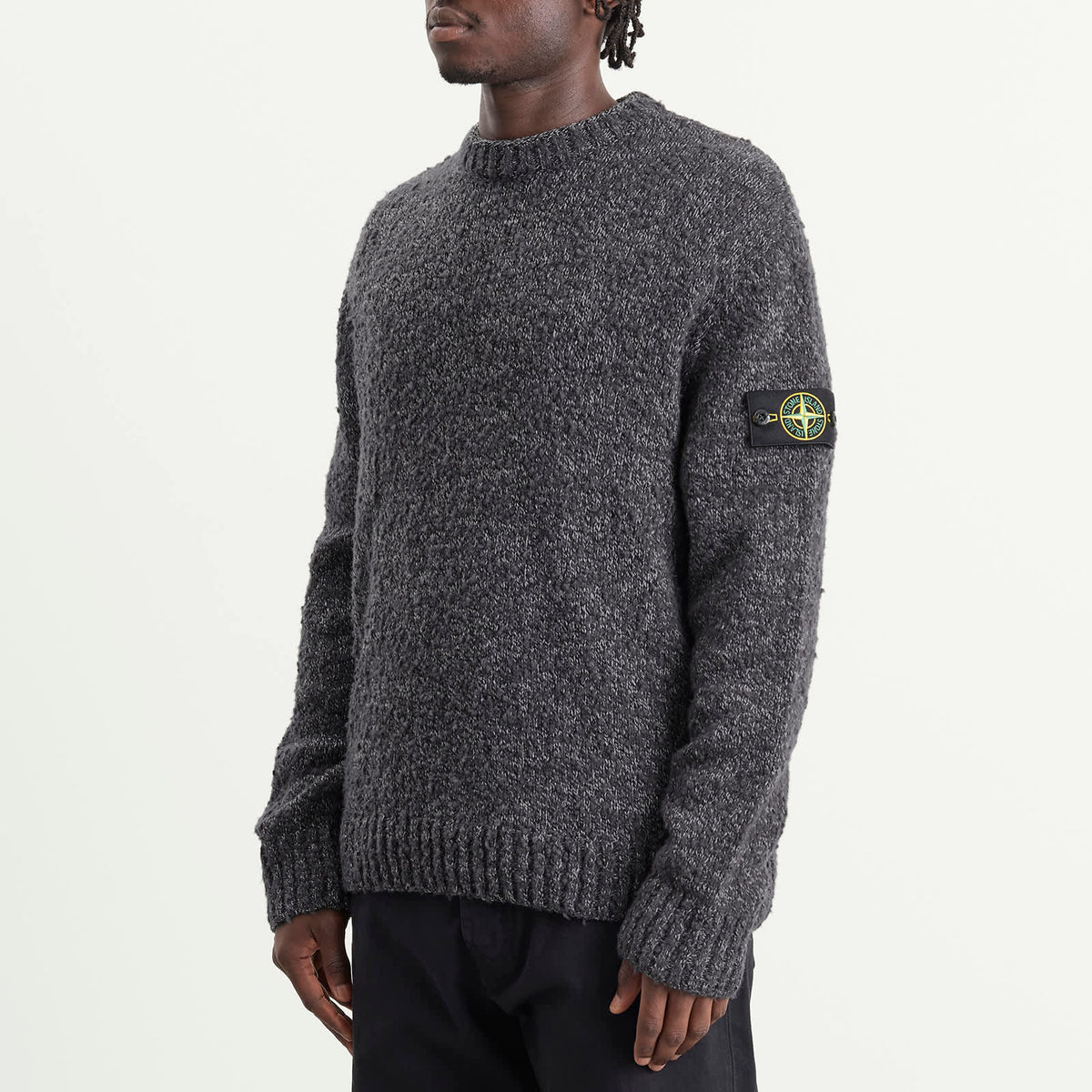 Stone Island Speckled Wool Nylon Jumper