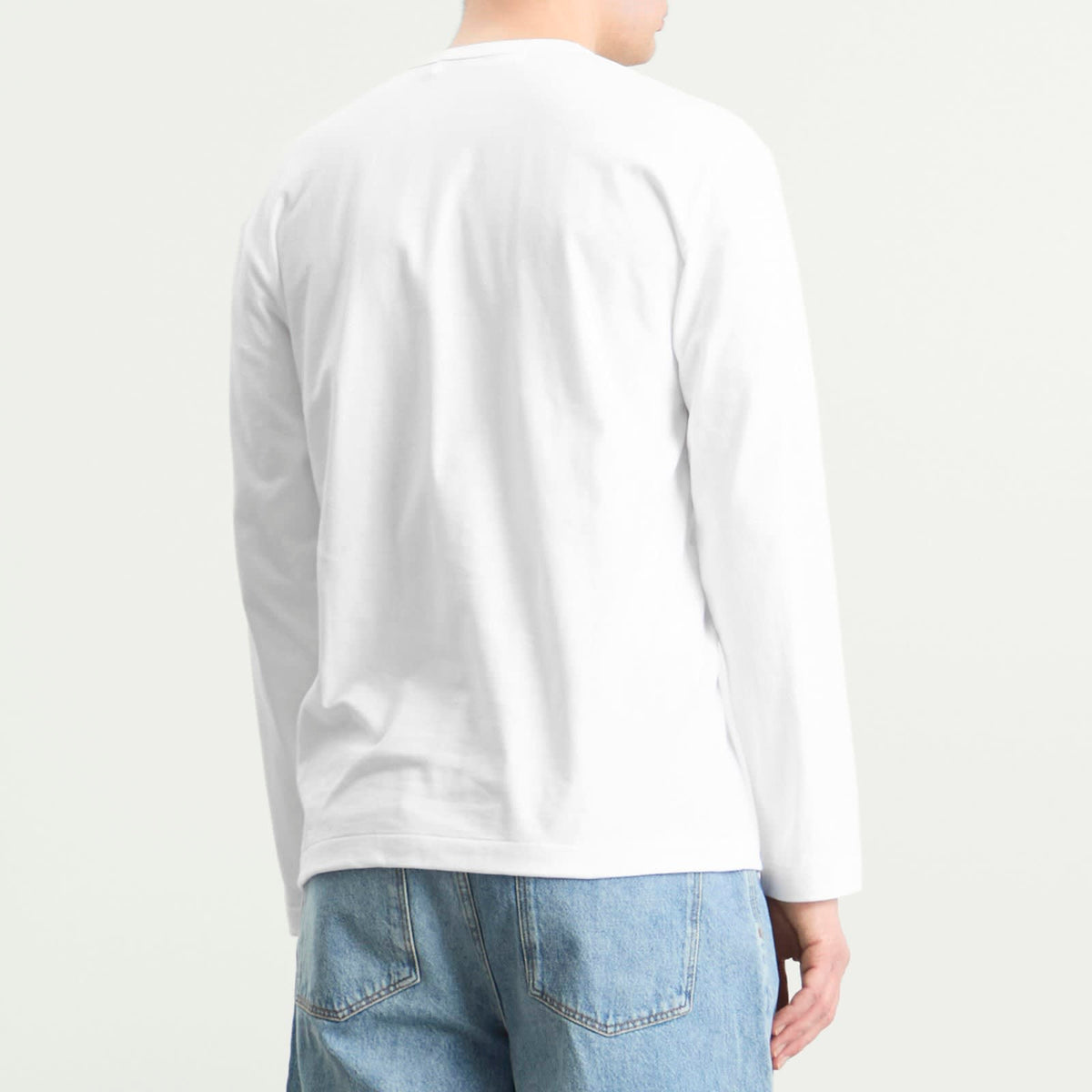 Comme des Garçons Play Long Sleeve Basic Logo T-Shirt