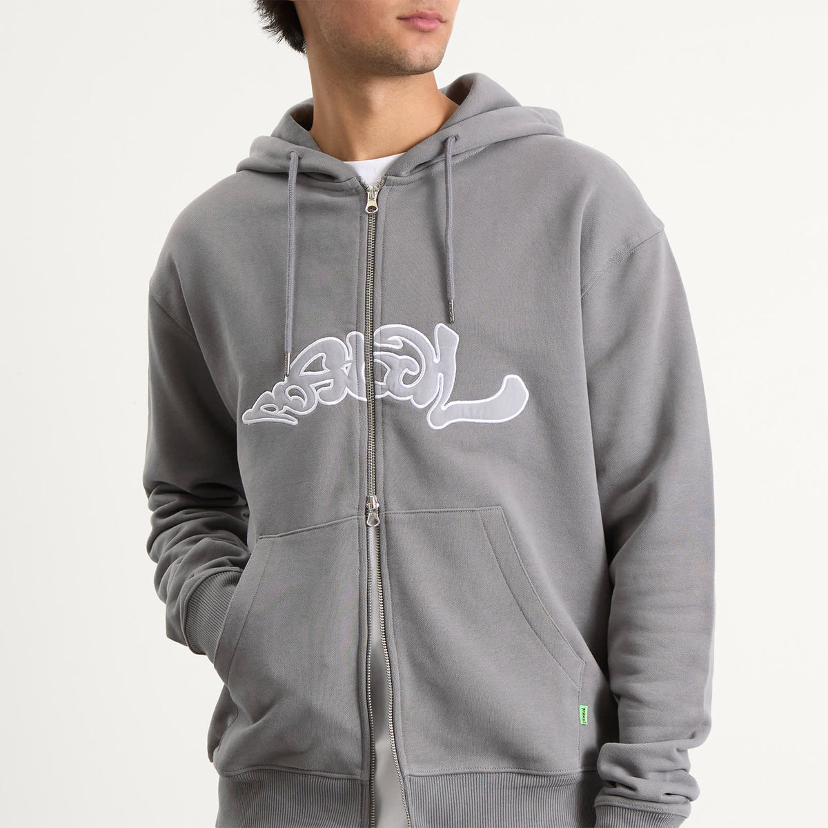 POSTAL Trip Applique Zip Hoodie