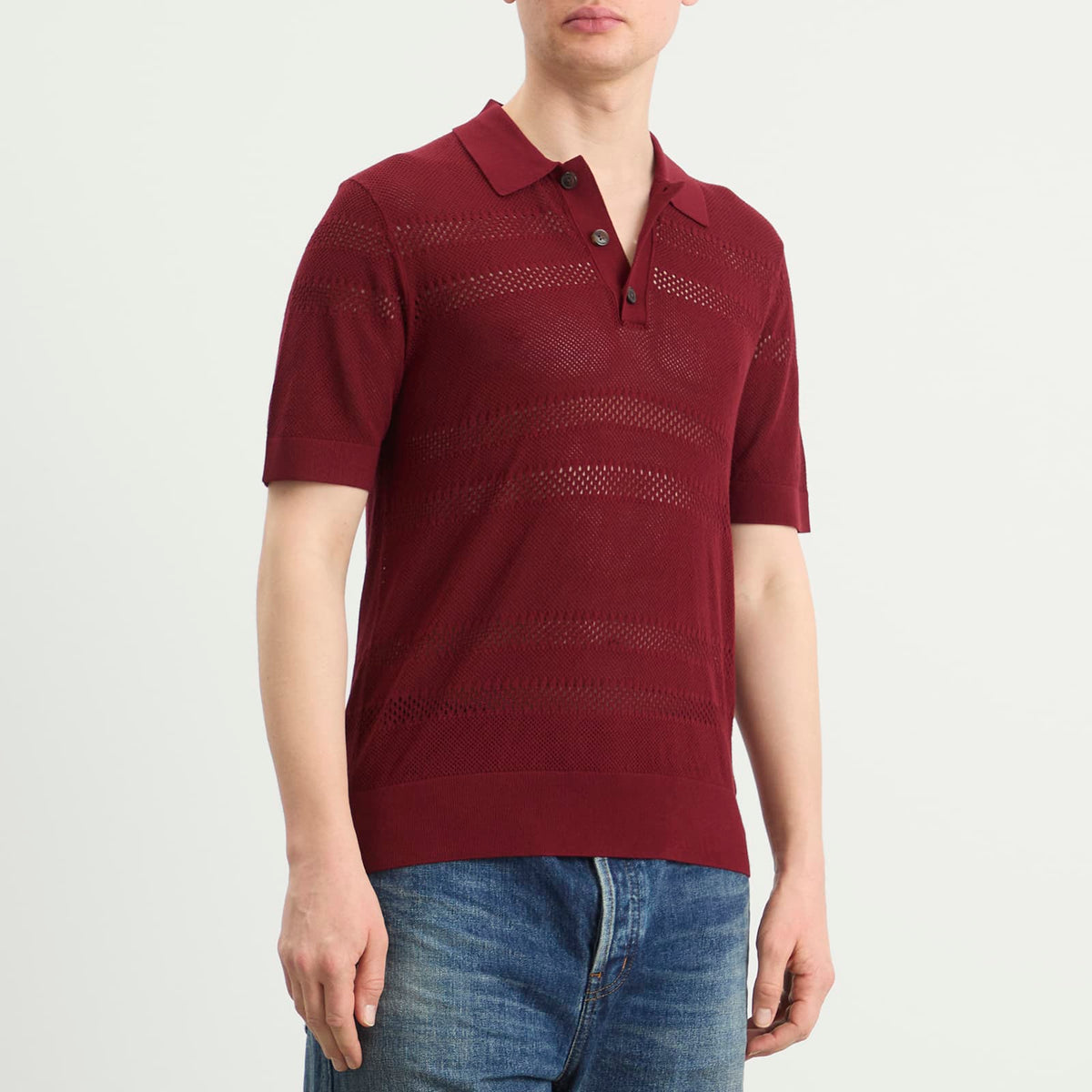 Dries Van Noten Knitted Polo