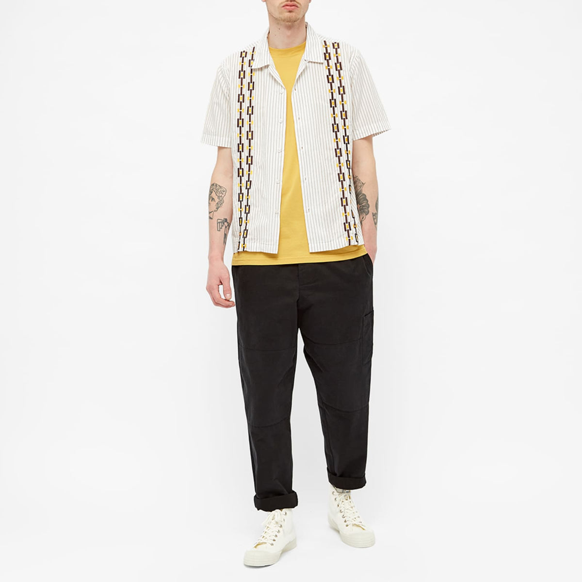 Universal Works Chelsea Stripe Road Shirt