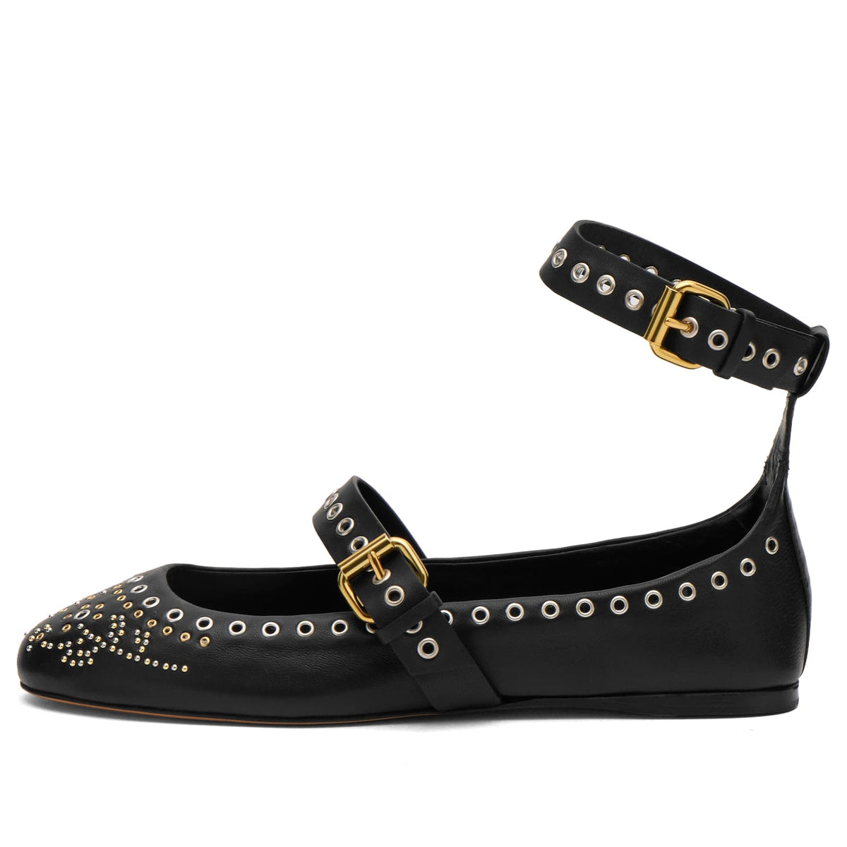 Isabel Marant Ylza Embellished Ballet Shoes