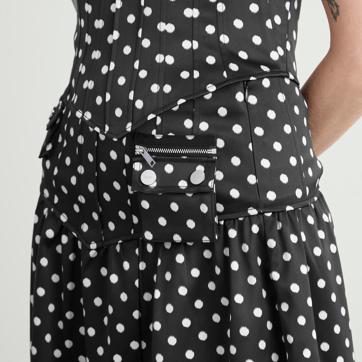 GANNI Corset Skirt