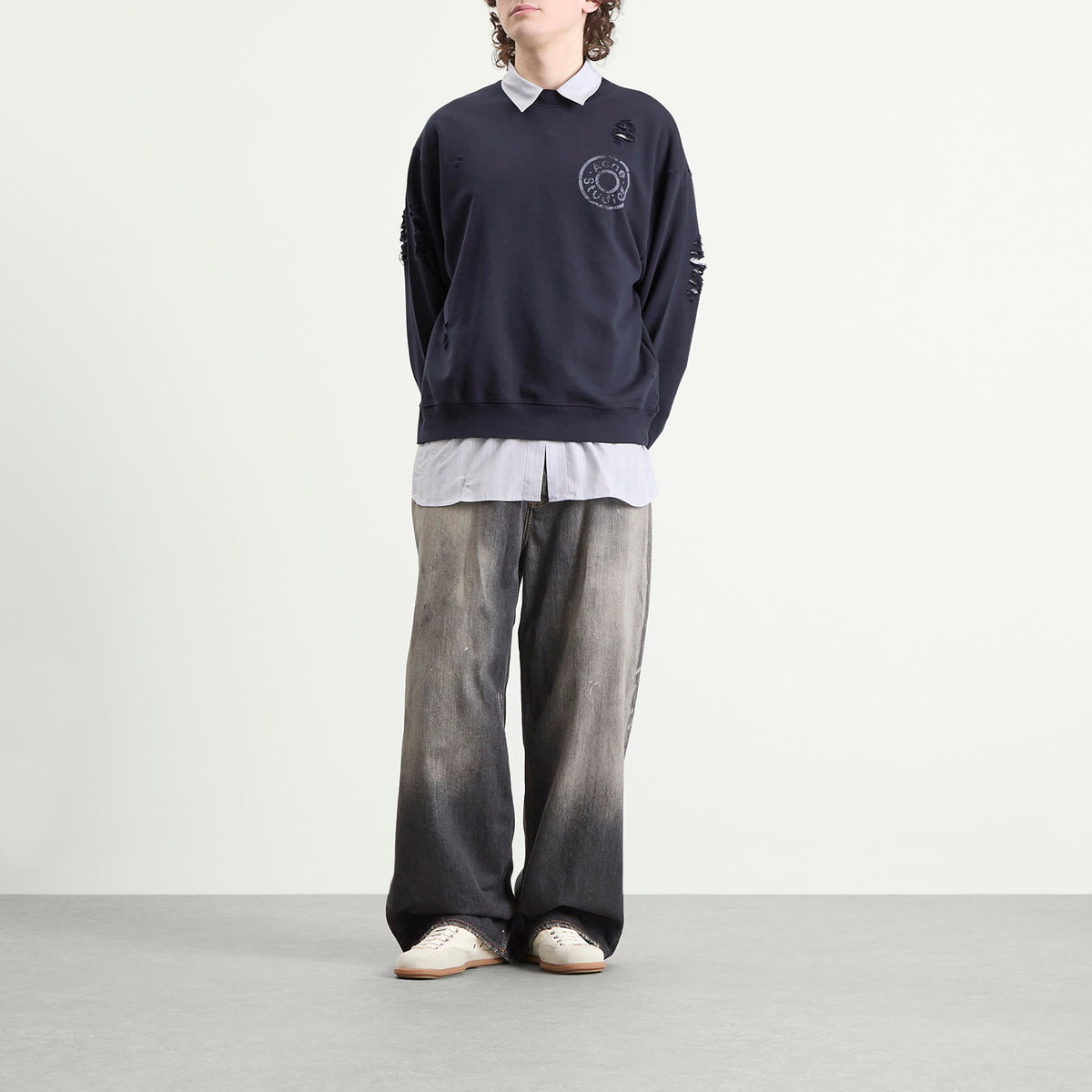 Acne Studios Small Button Sweatshirt