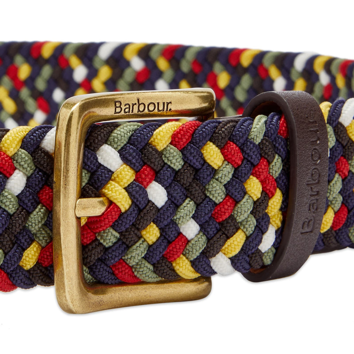 Barbour Tartan Coloured Stretch Belt Gift Box