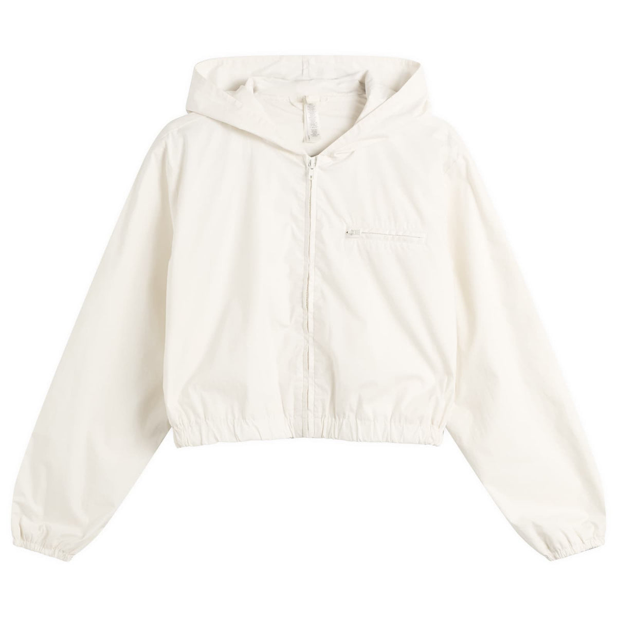 SKIMS Sateen Crop Zip Up Jacket