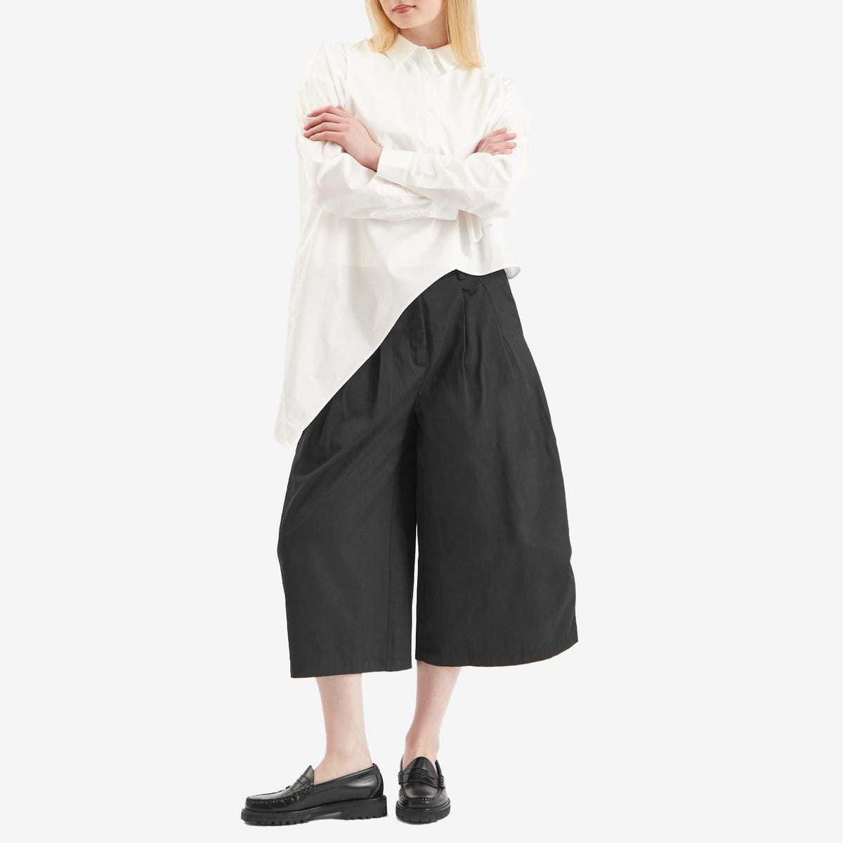 STEL Pleated Wide Leg Culottes