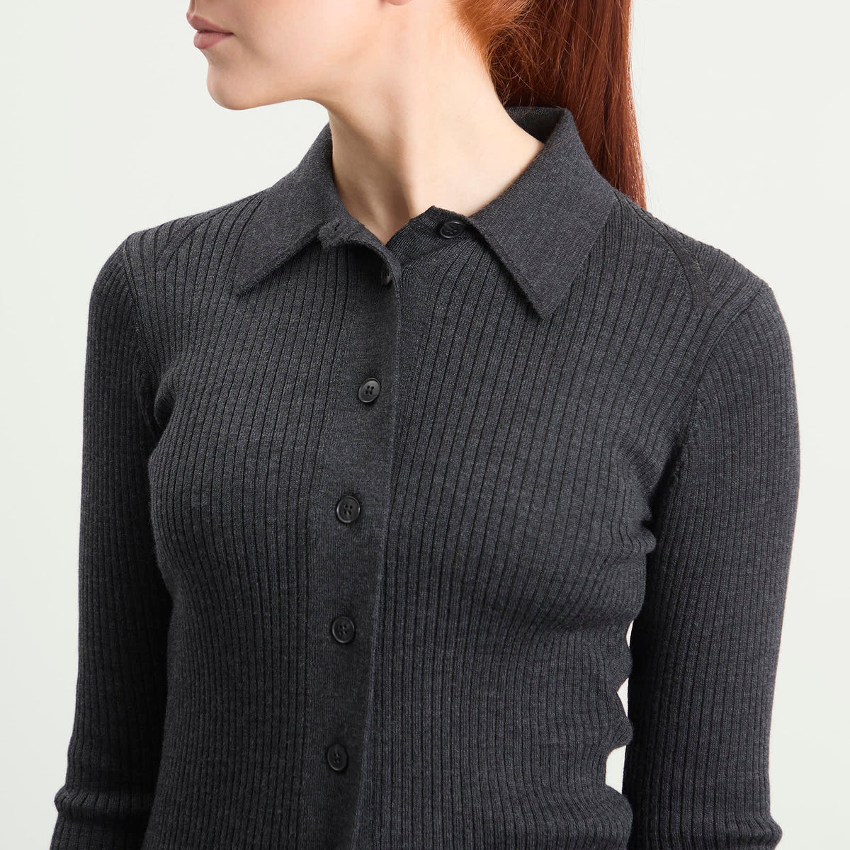 mfpen Knitted Rib Shirt