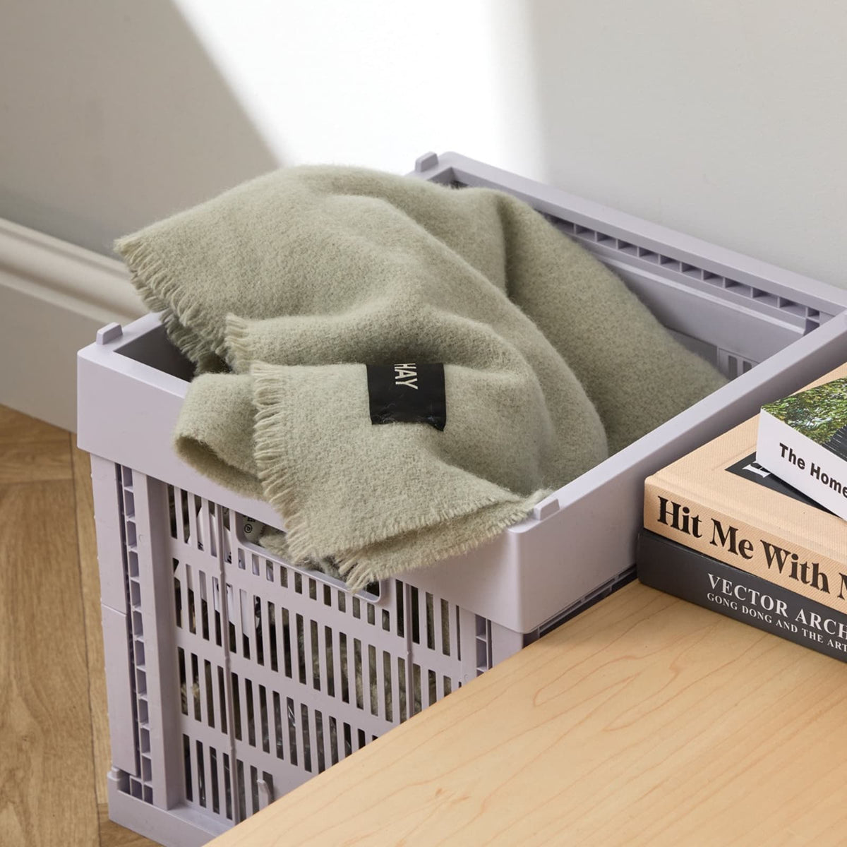 HAY Cube Recycled Colour Crate