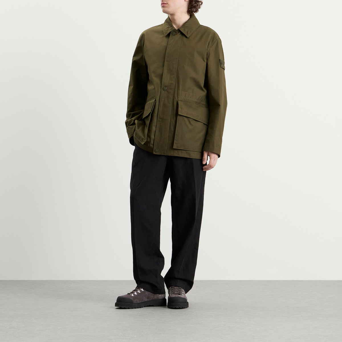 Stone Island Ghost All-Weather Cotton Canvas Jacket