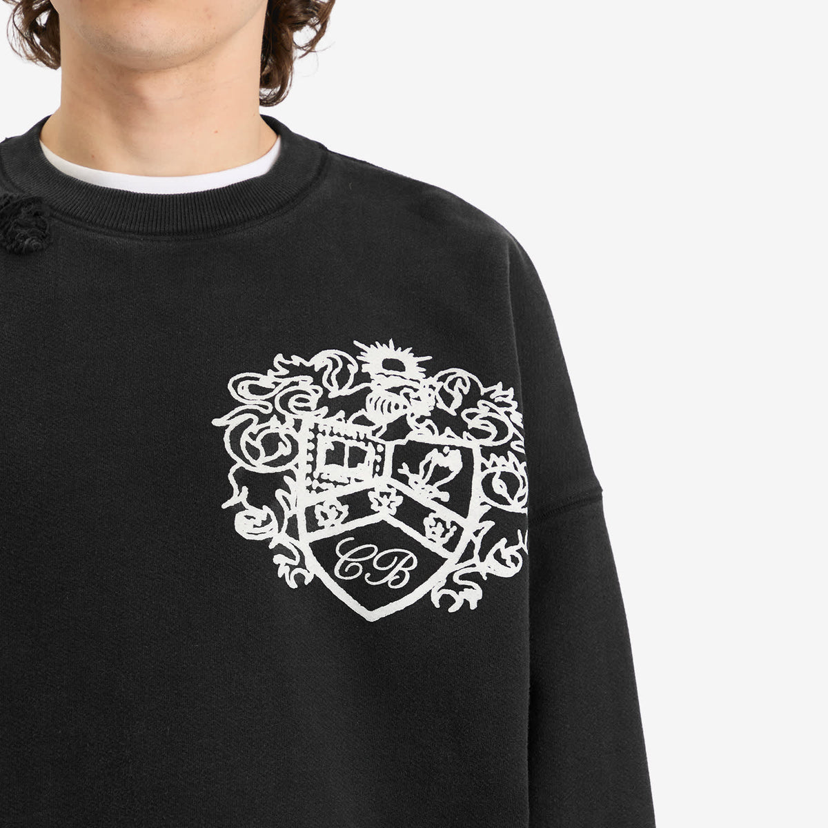 Cole Buxton Collegiate Crest Sweatshirt