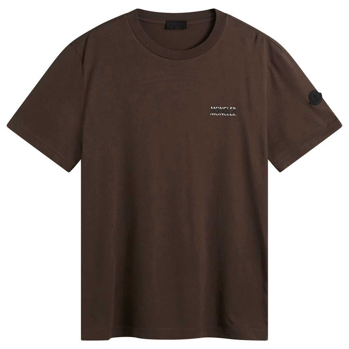 Moncler Stripe Logo Short Sleeve T-Shirt