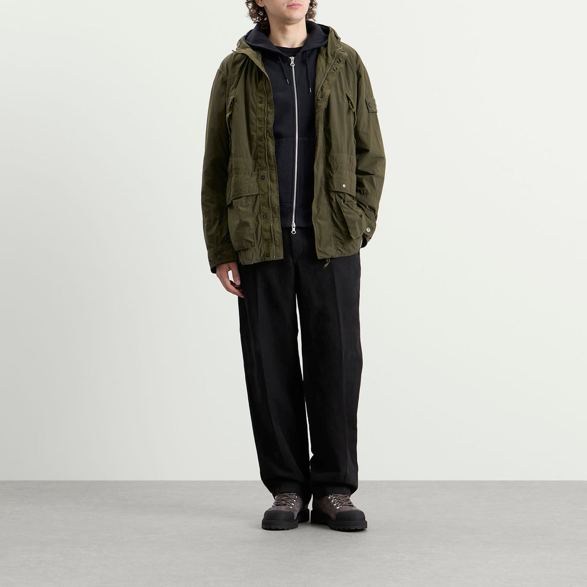 Stone Island Ghost Nylon Smerigliato Parka