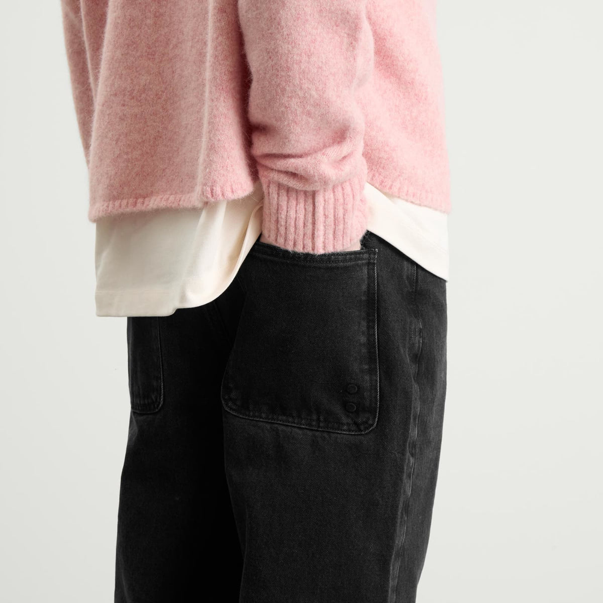 about:blank Relaxed Denim Jean
