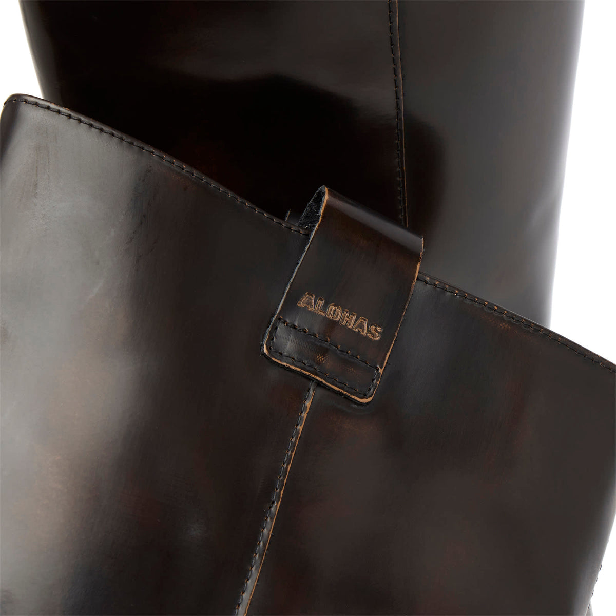 ALOHAS Sajan Vintage Effect Leather Boots