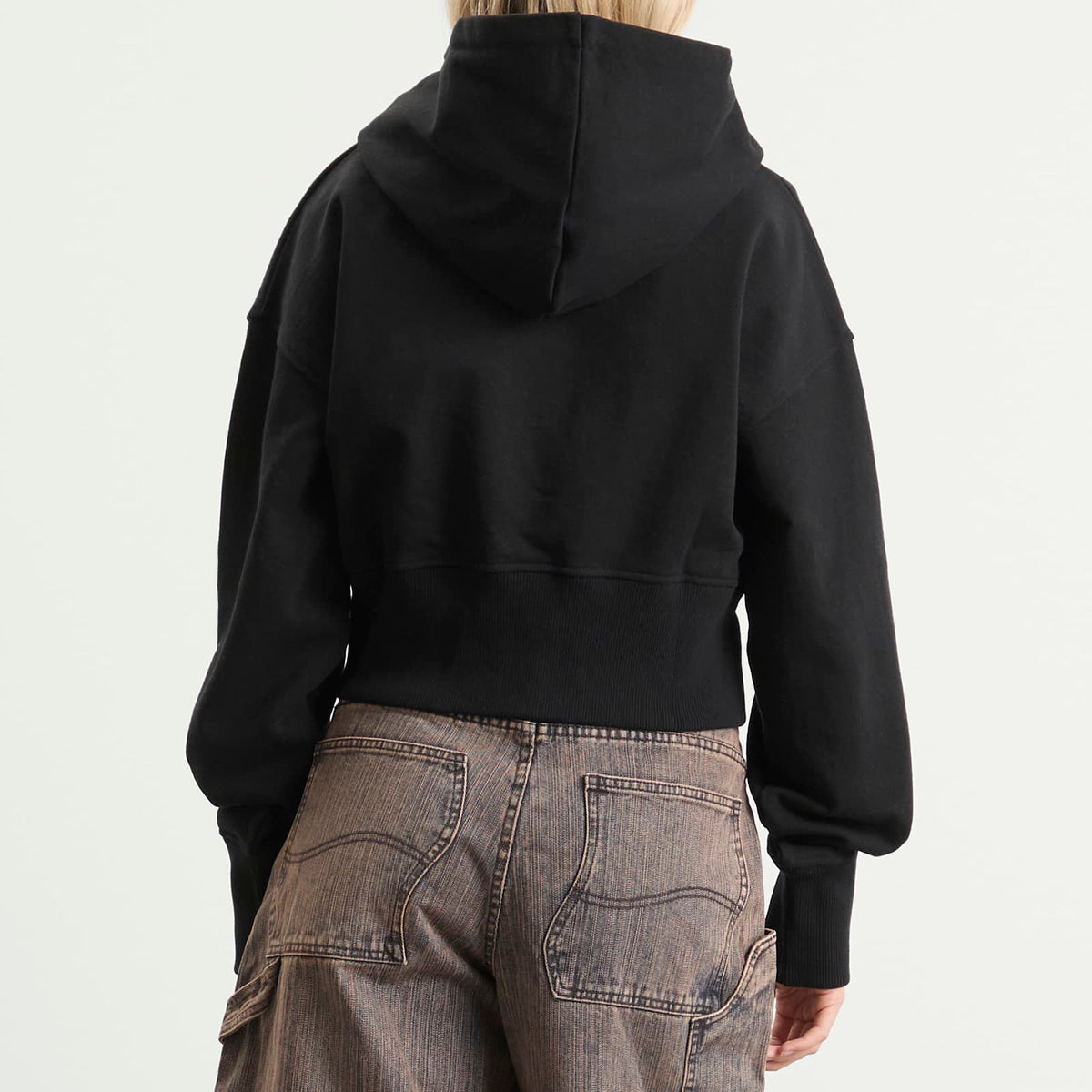 Dime Cropped Zip Hoodie