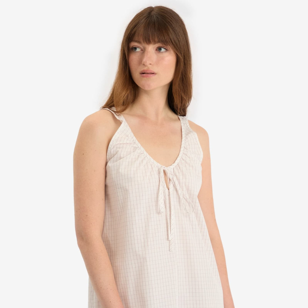 Fruity Booty Check Mini Dress