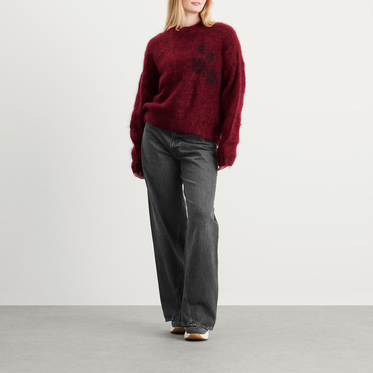 Isabel Marant Mirella Fluffy Logo Knit