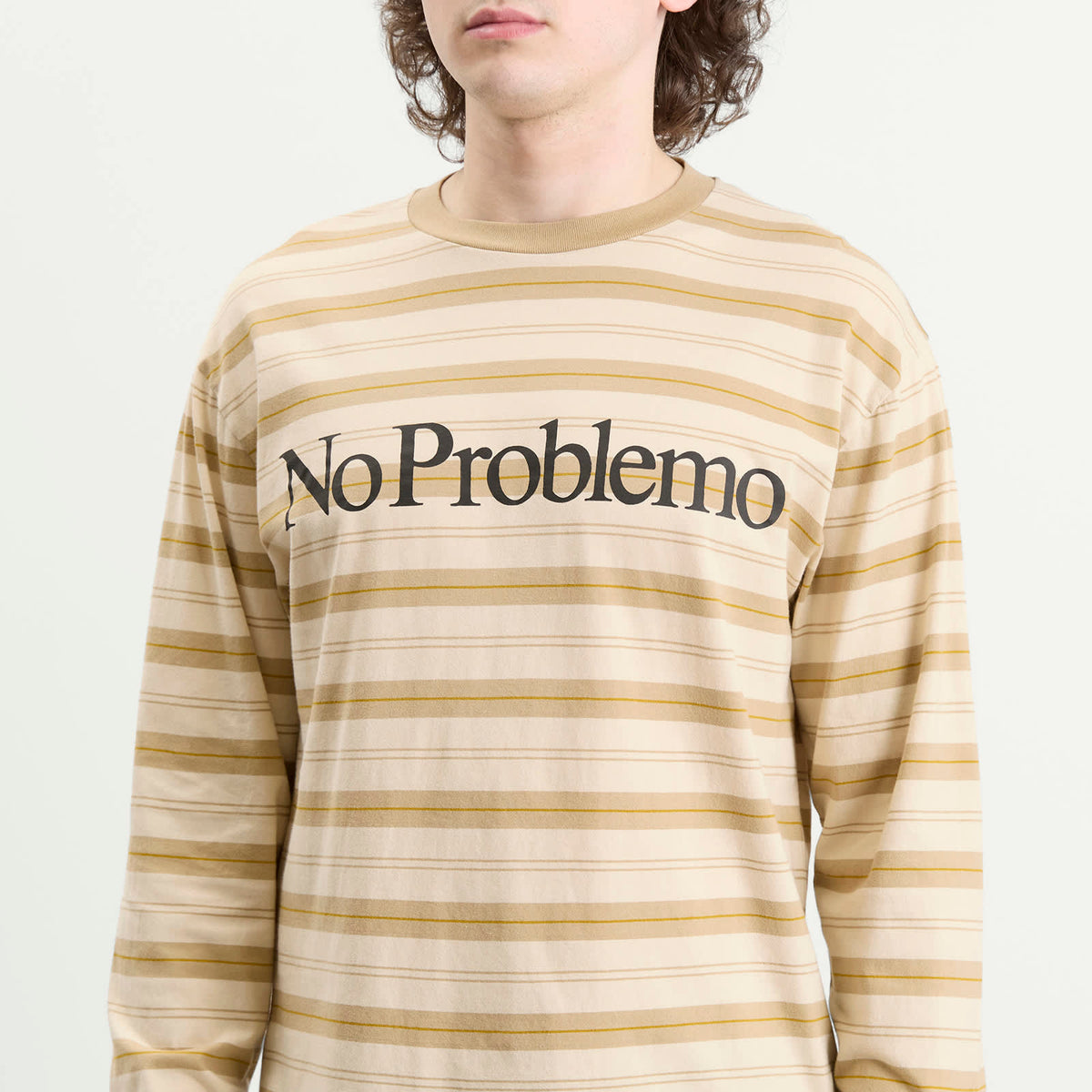 No Problemo No Problemo Striped LS Tee