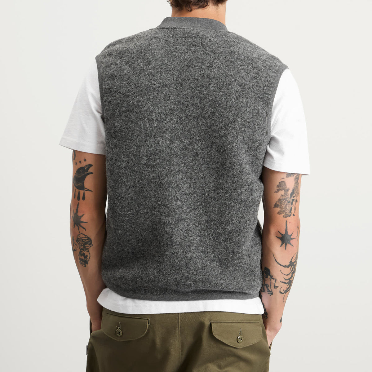 Universal Works Wool Fleece Zip Waistcoat - Presented by END.