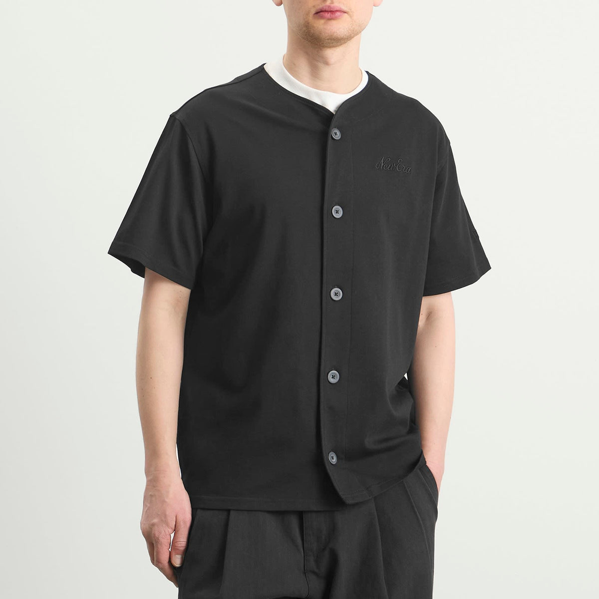 New Era Script Baseball Jersey