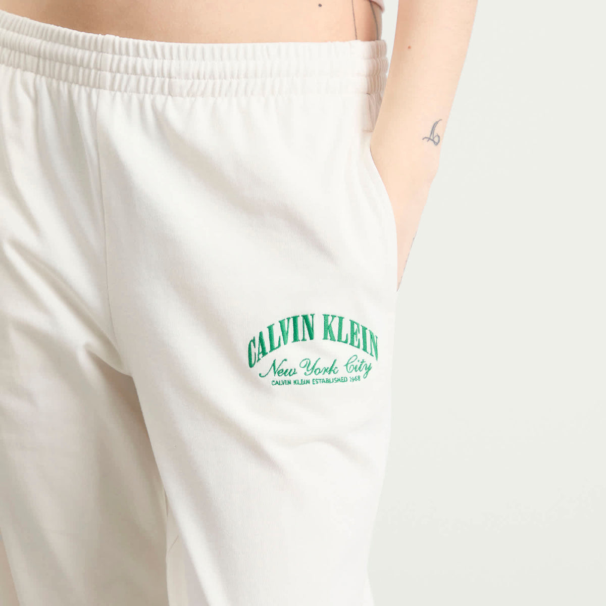 Calvin Klein Logo Cotton Jersey Jogger