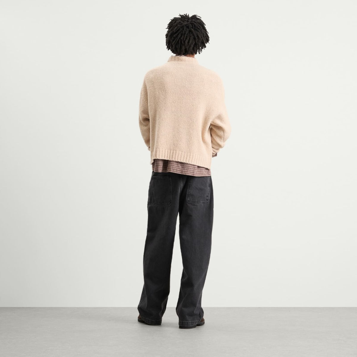 Bound Cropped Wool Jumper