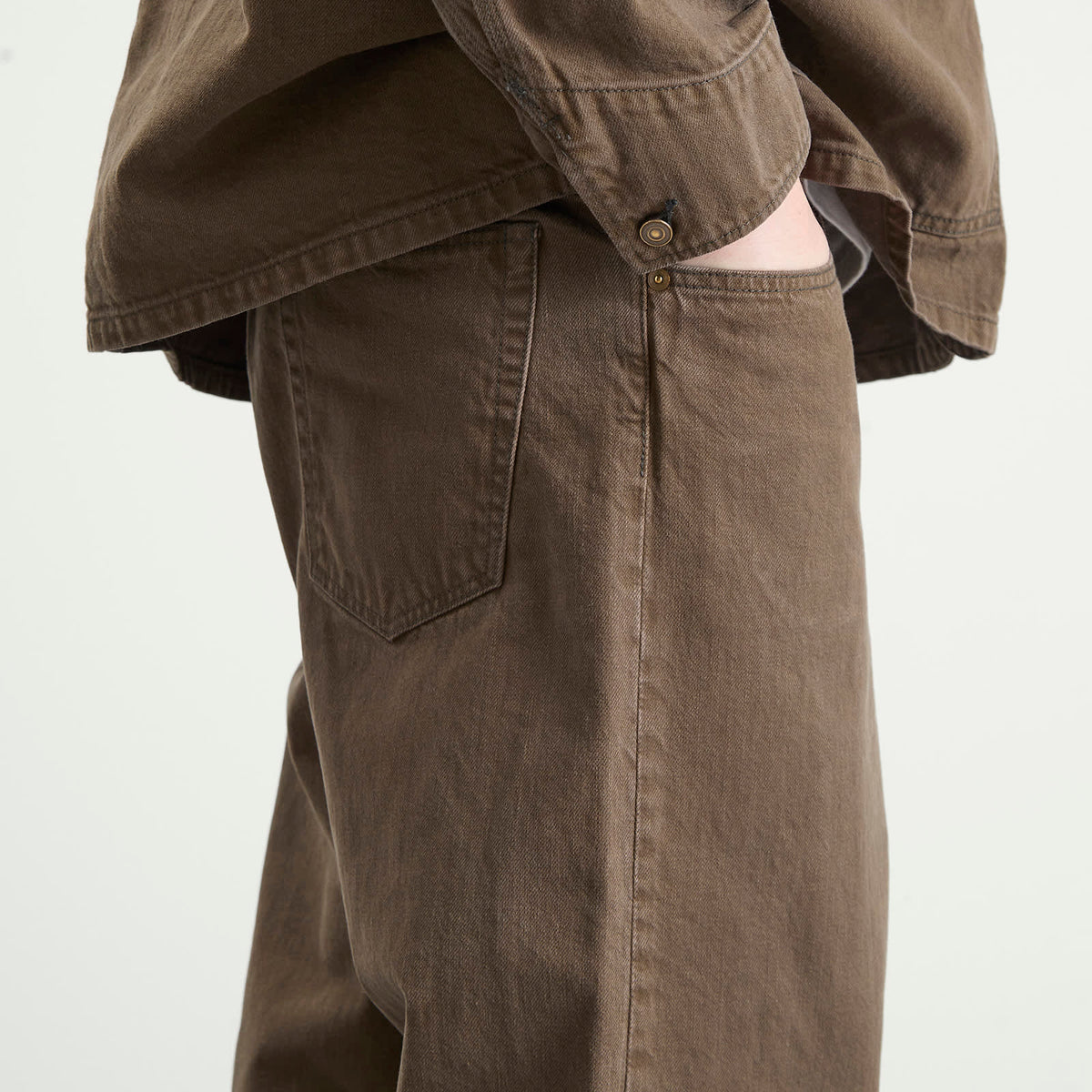 Unlikely Dry Goods Time Travel Wide Jeans