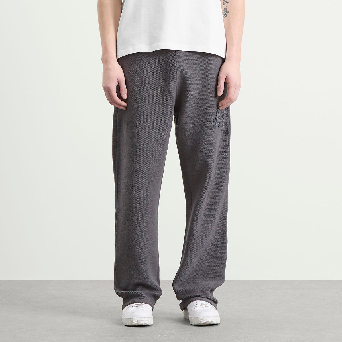 ANNIE HOOD Inside Out College Straight Joggers
