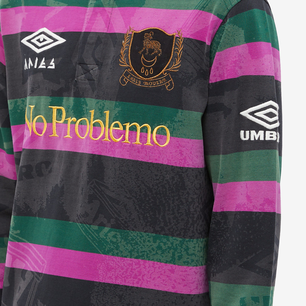 Aries x Umbro Lasered Rugby Shirt