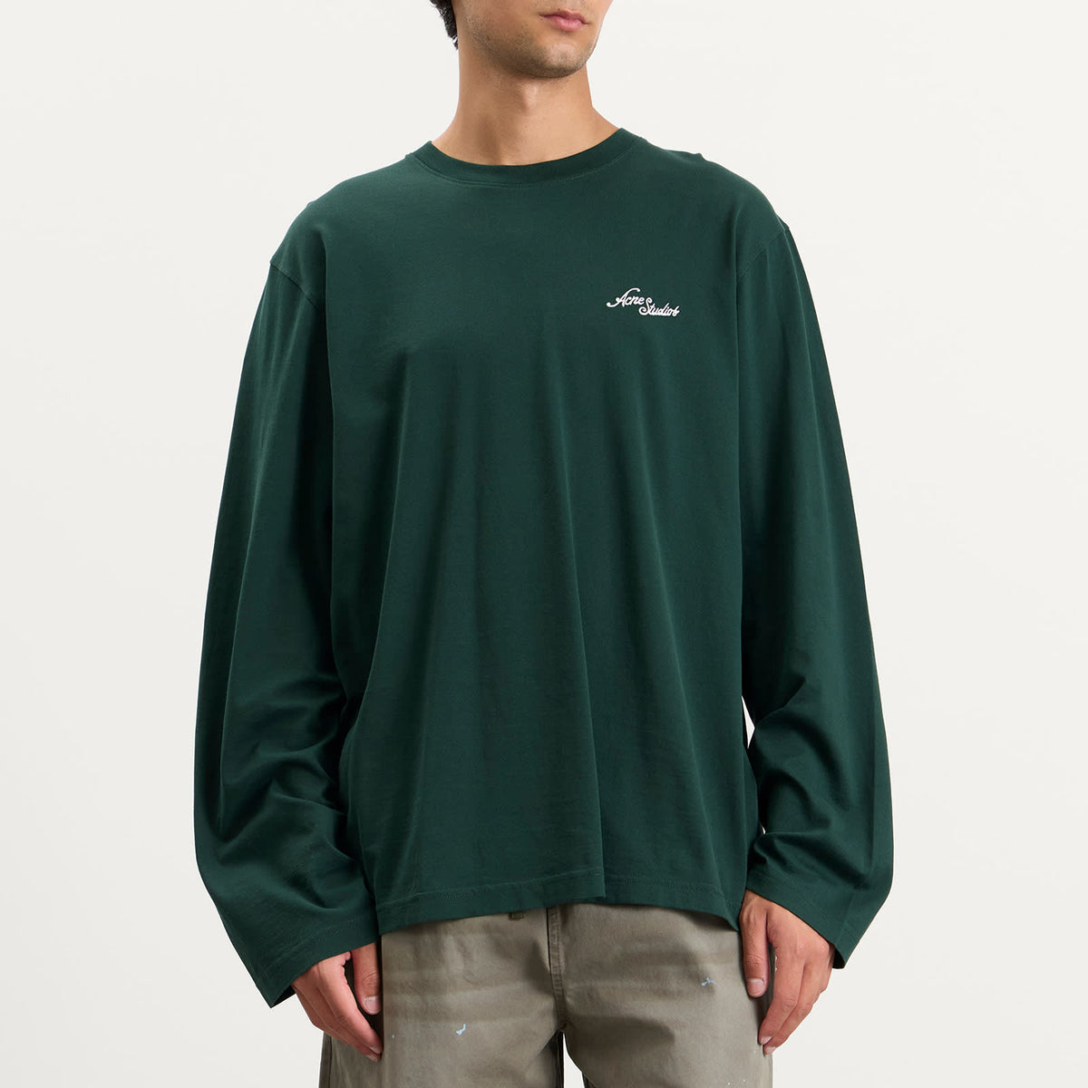 Acne Studios Edden Small Venice Logo Long Sleeve T-Shirt