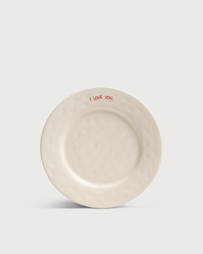 Anna + Nina I Love You Breakfast Plate