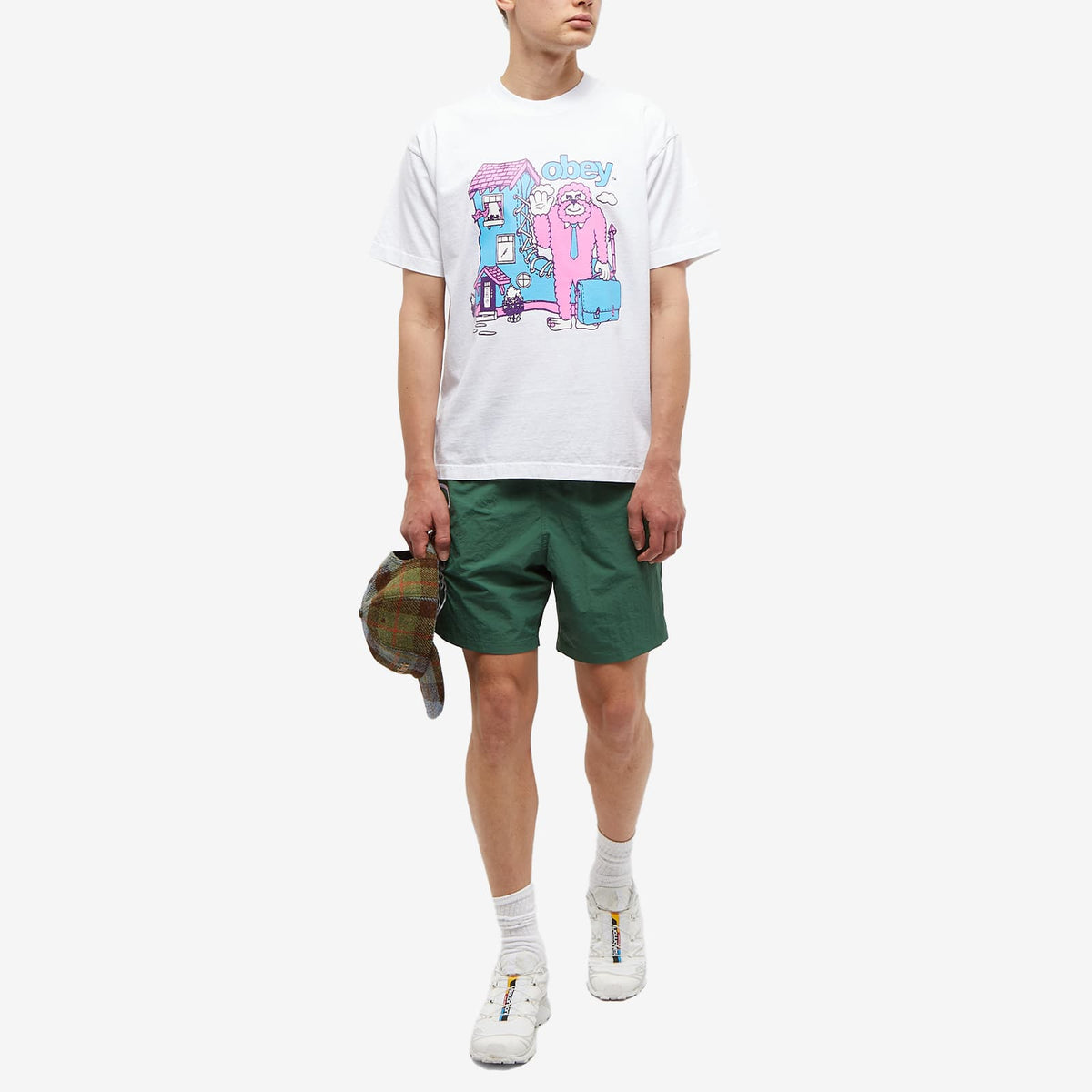 Obey Resound Web Belt Shorts