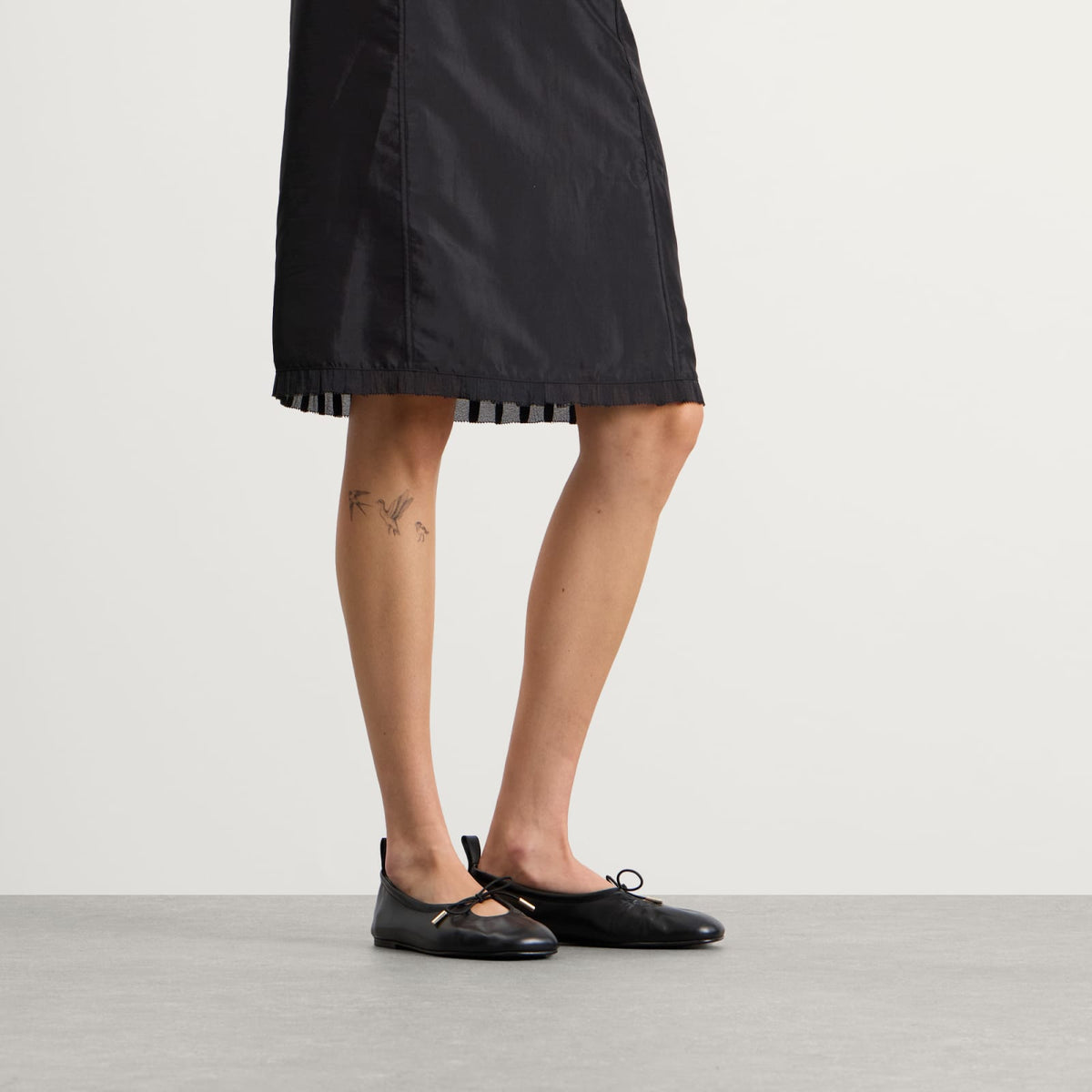 ALOHAS Rosalind Leather Ballet Pumps