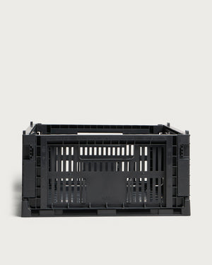 HAY Medium Square Recycled Colour Crate Charcoal – END.
