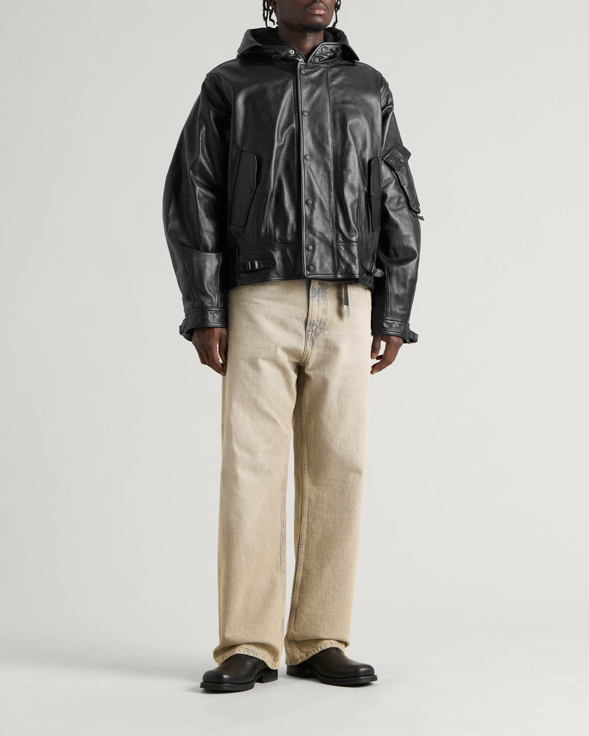 Our Legacy Malleable Black Bullhide Orbit Jacket