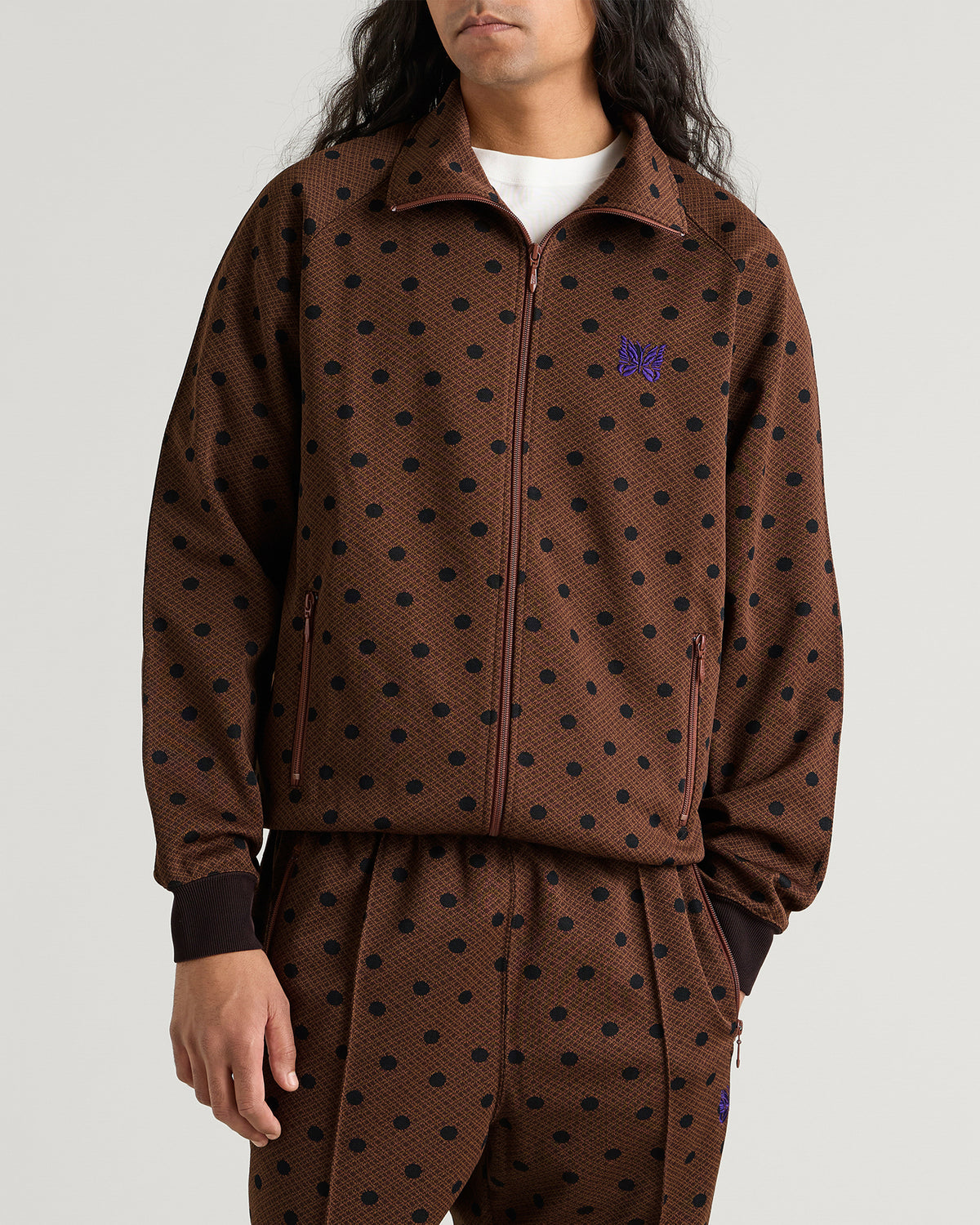 Needles Poly Jacquard Track Jacket
