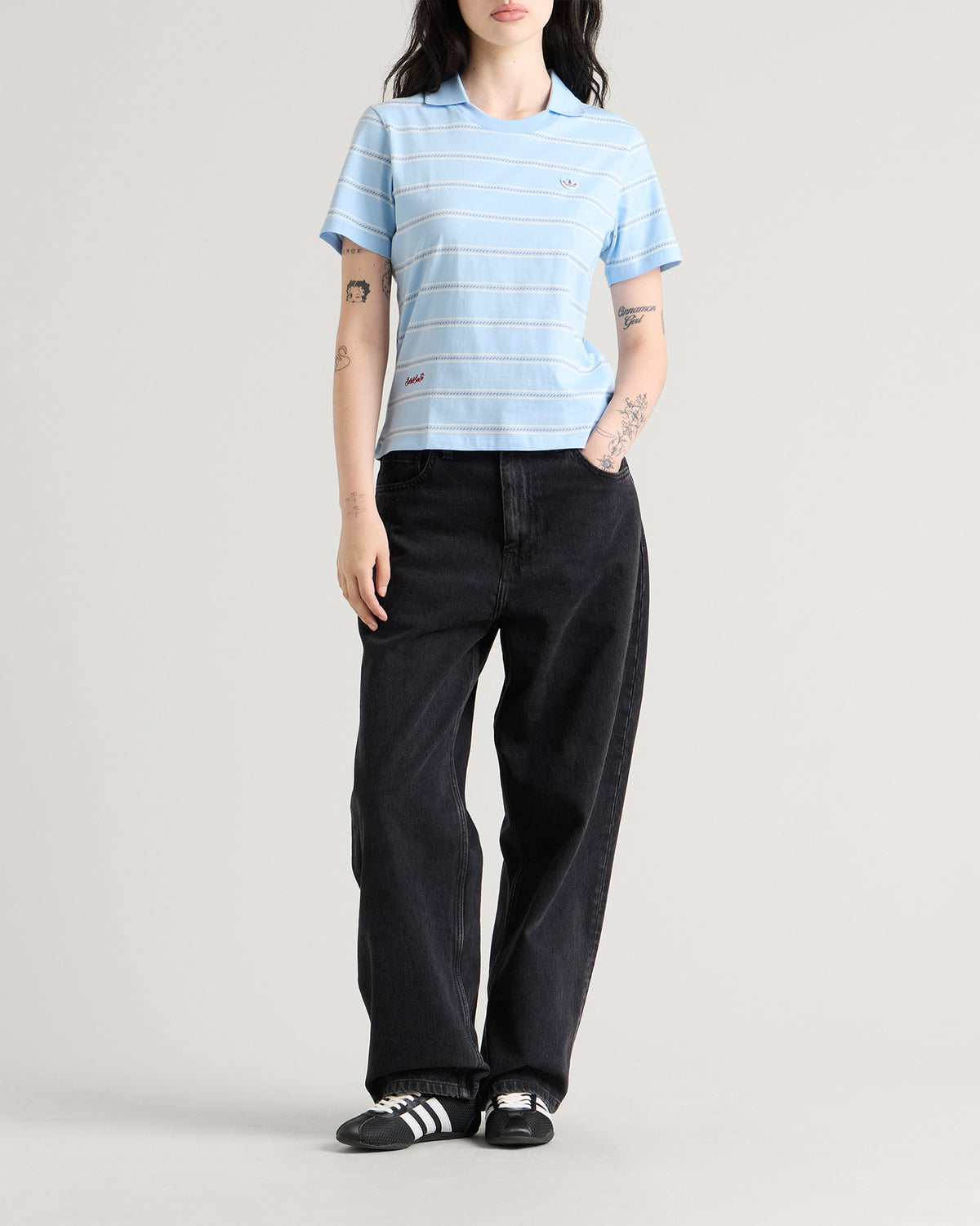 adidas Stripe Polo