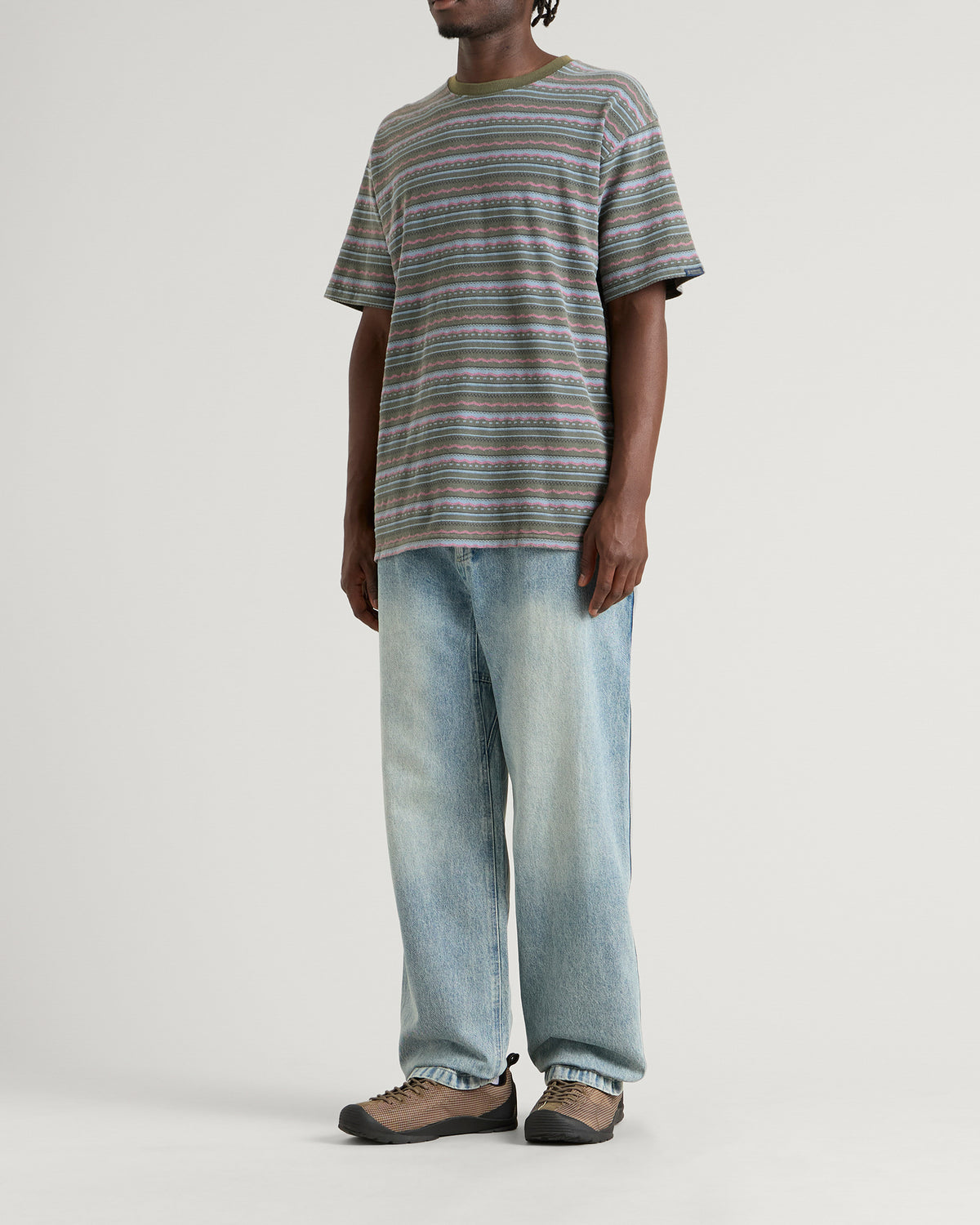 thisisneverthat x Gramicci Faded Striped Tee