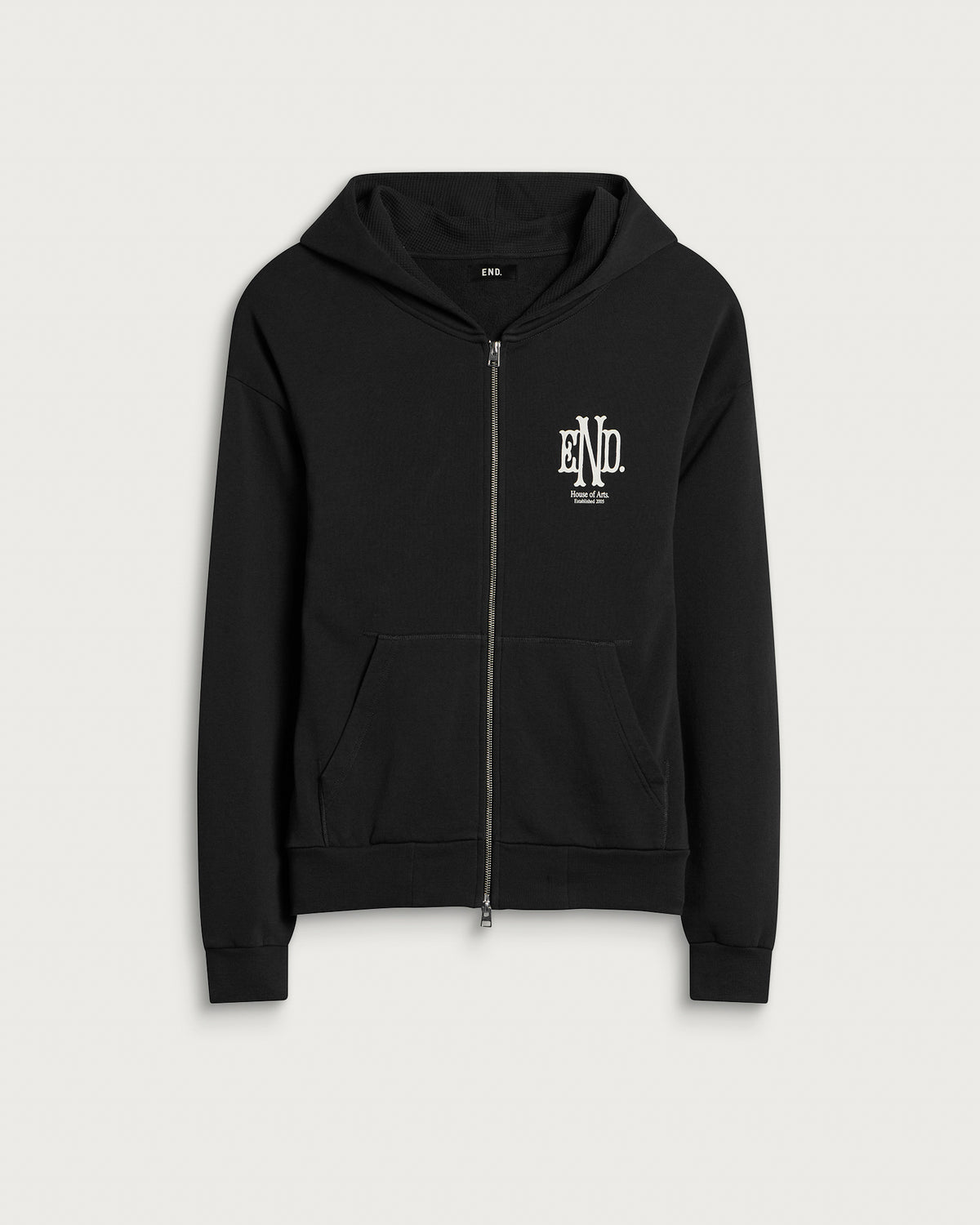 END. Mono Zip Hoodie