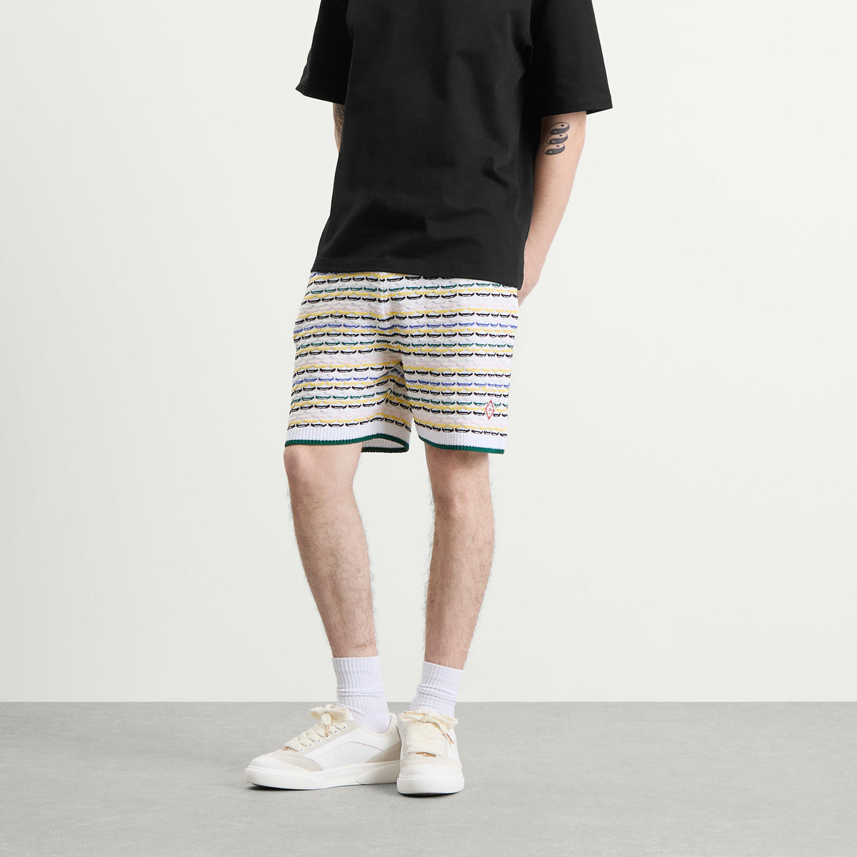 Casablanca Tuck Stitch Shorts