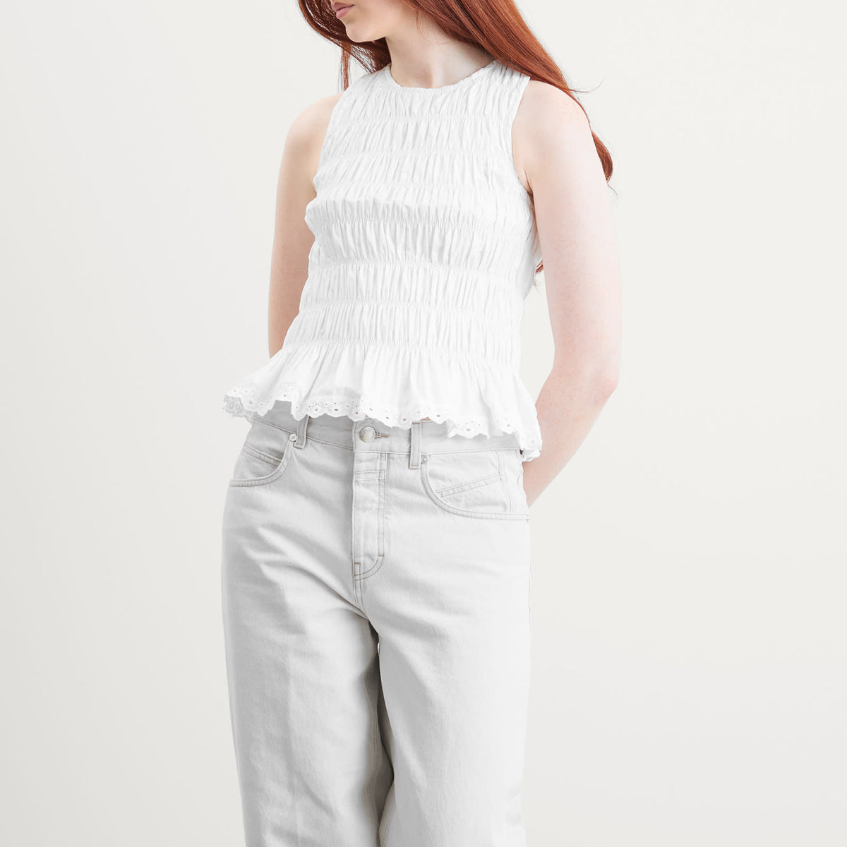 Faithfull The Brand Thea Ruched Top