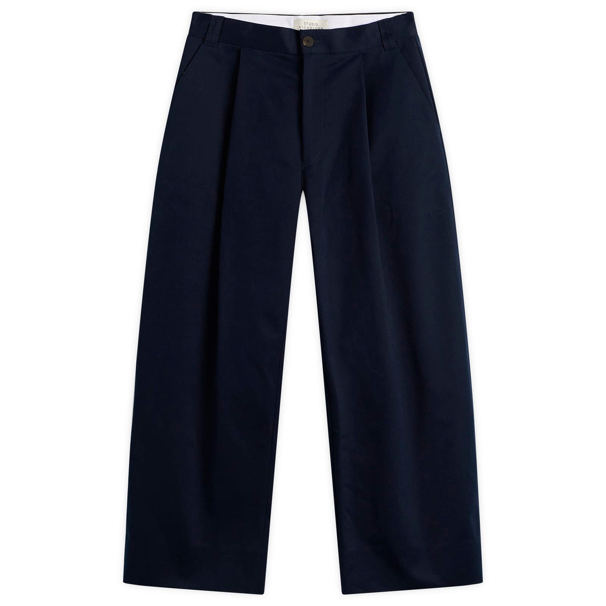 Studio Nicholson Sorte Deep Pleat Volume Pant