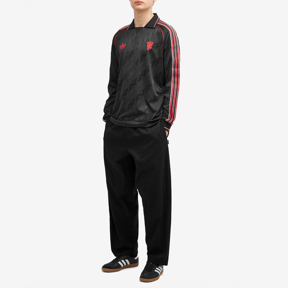 Adidas MUFC Long Sleeve Jersey