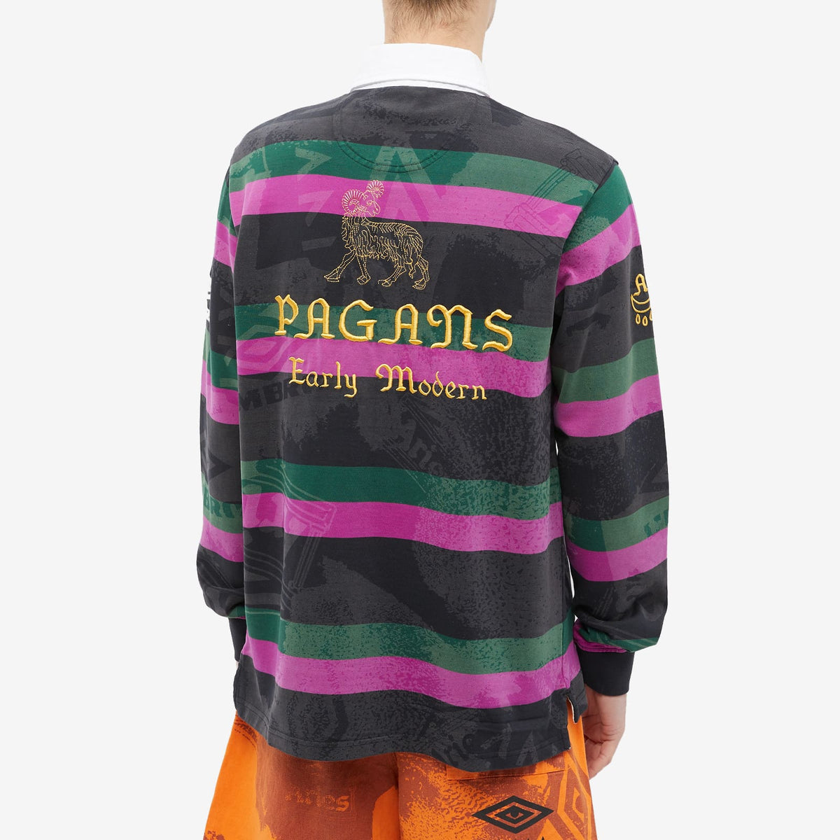 Aries x Umbro Lasered Rugby Shirt