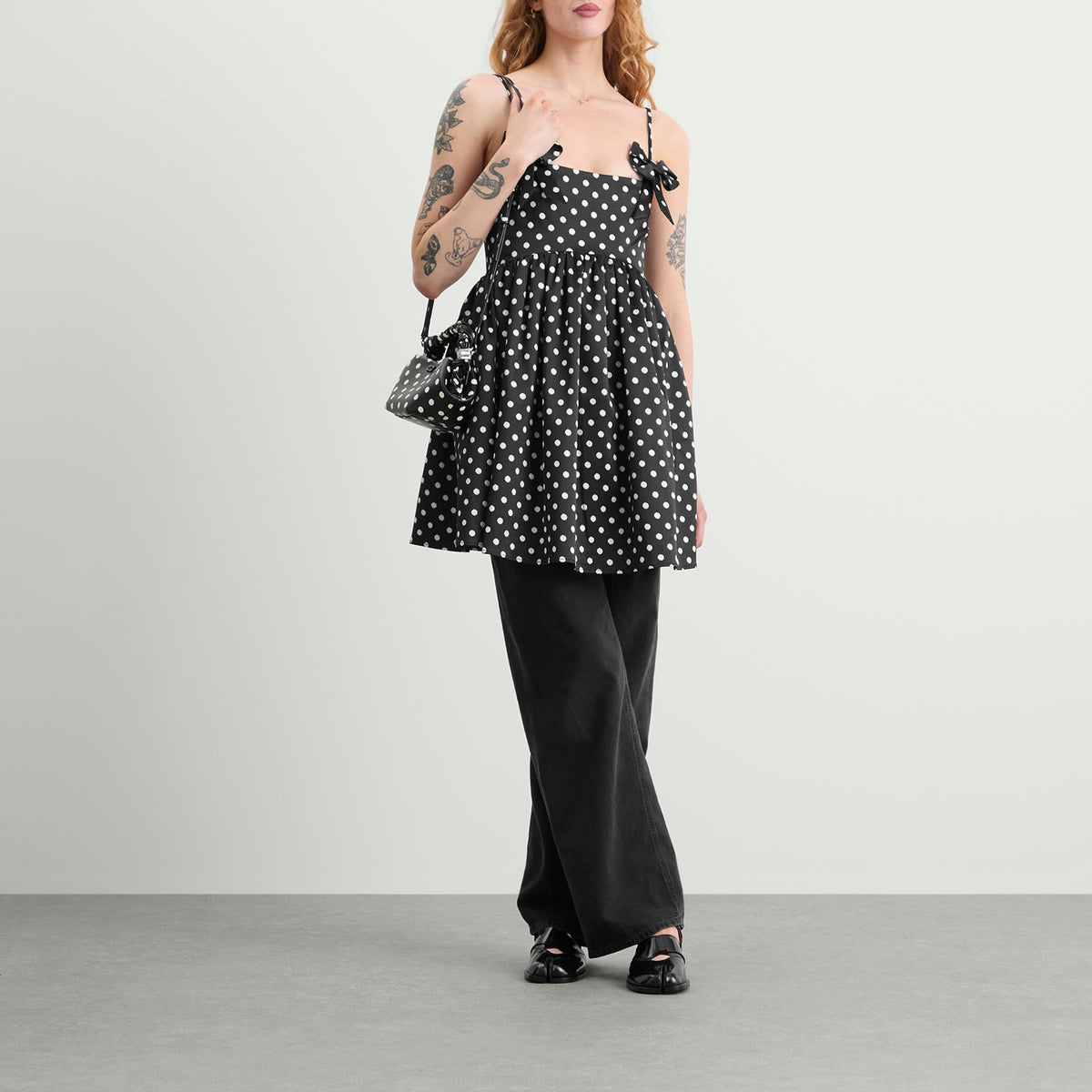 GANNI Mini Strap Dress