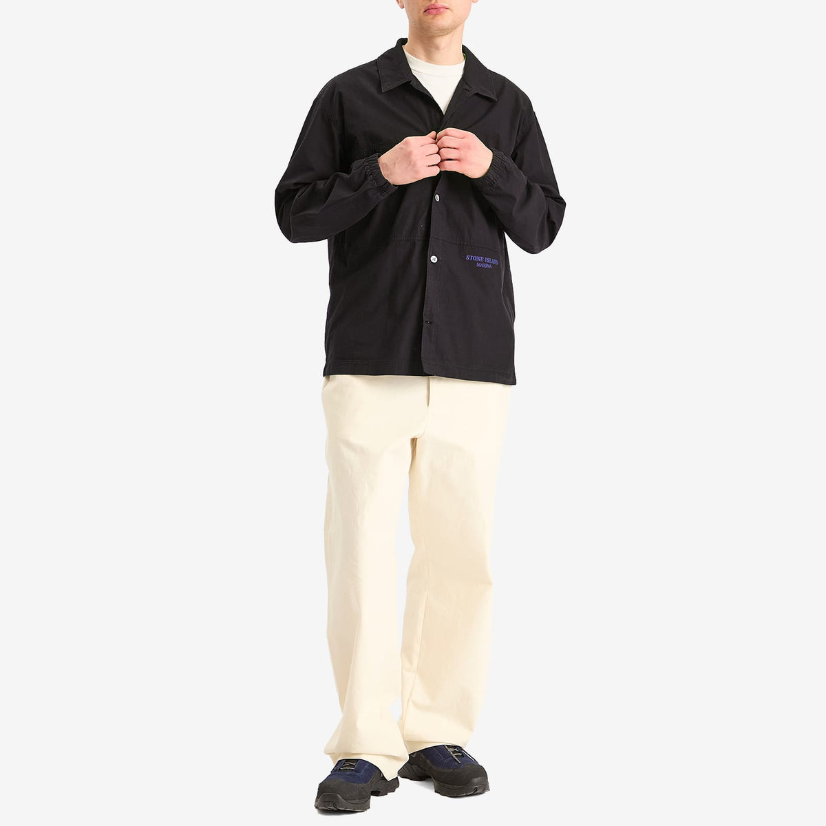 Stone Island Marina Tela Overdyed Overshirt