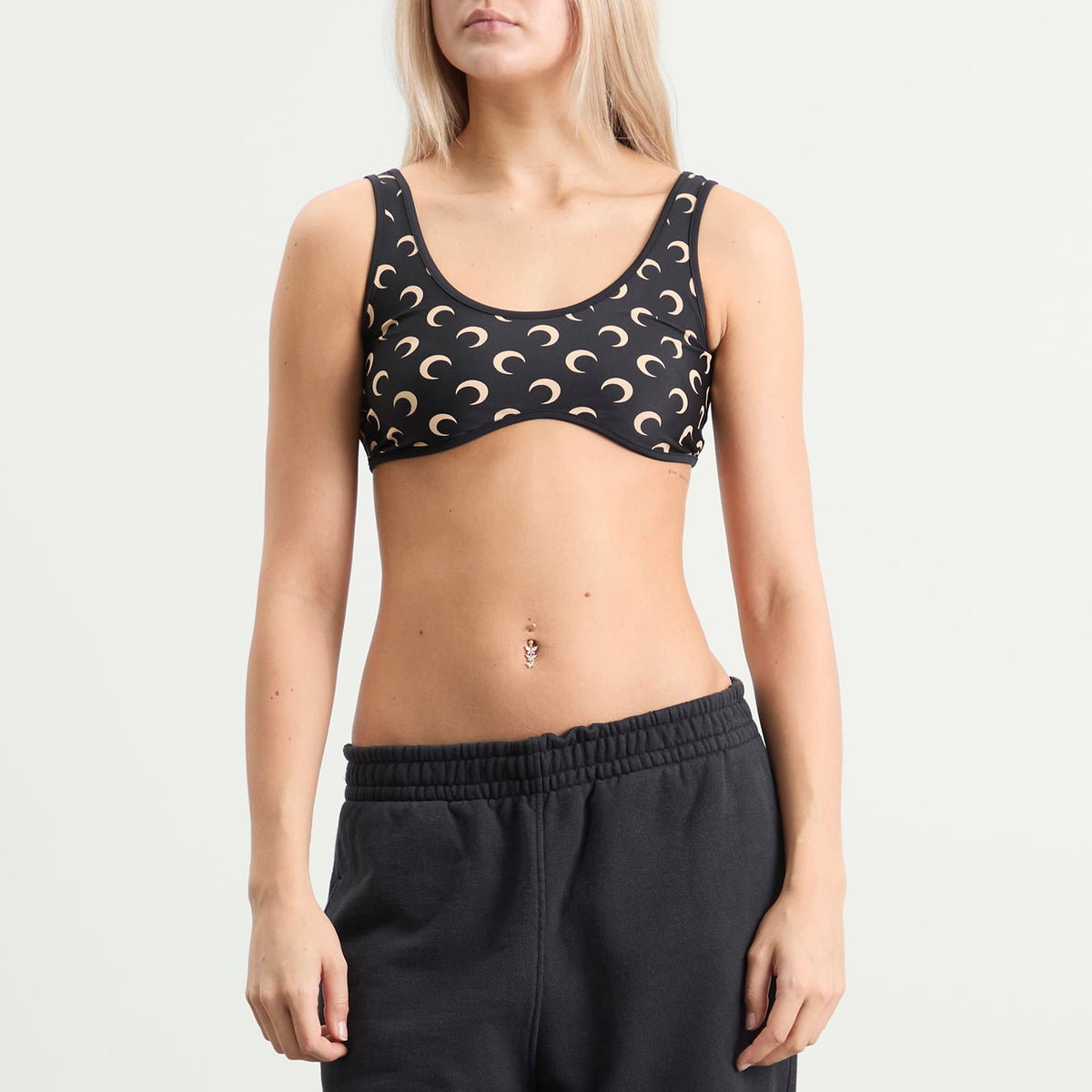Marine Serre Moon Printed Bra