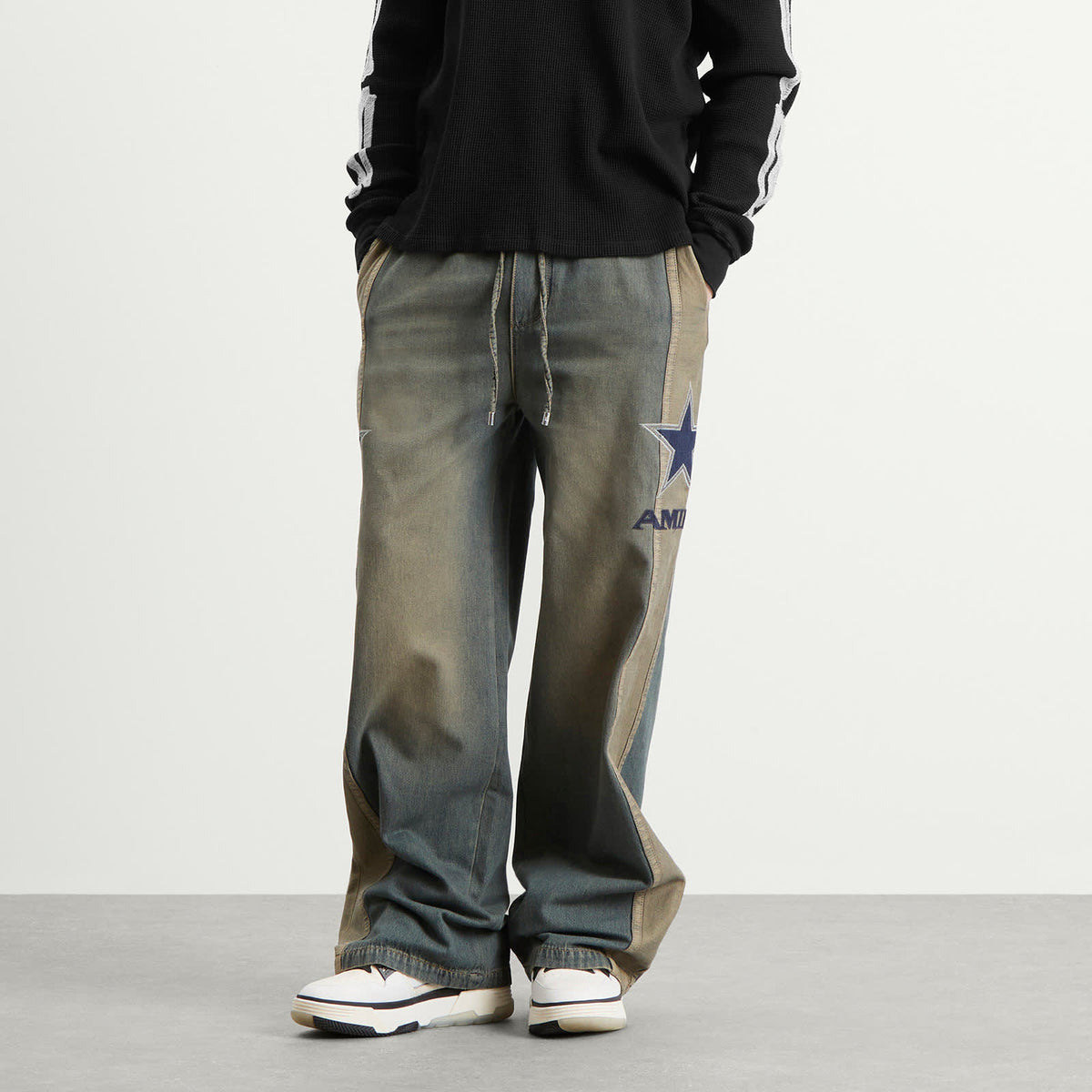 AMIRI Sport Denim Track Pants