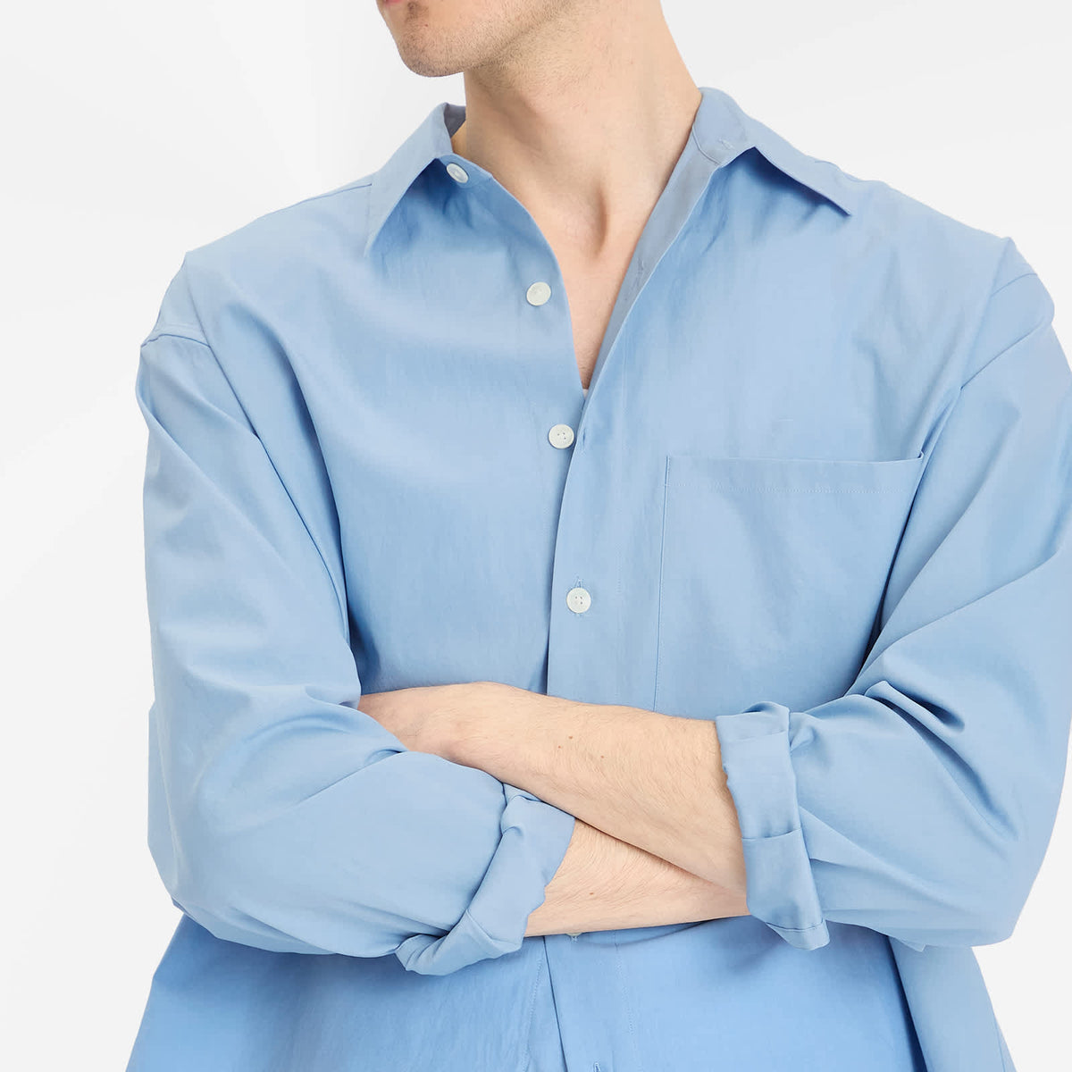 Auralee Washed Finx Twill Big Shirt